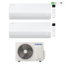 CONDIZIONATORE SAMSUNG DUAL SPLIT CEBU S2 12000+12000 BTU WIFI INVERTER AJ050TXJ2KG/EU A+++
